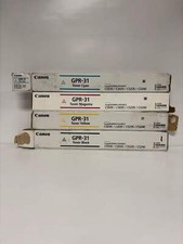 4 Open OEM Genuine Canon iR ADV C5030,C5035,C5235,C5240 GPR-31 CMYK Toners picture