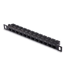 GeeekPi 12 Port Patch Panel, 10inch 0.5U CAT6 Network Patch Panel for DeskPi Rac picture