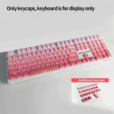 Letter Drive Topographic PBT Keycaps 98/133 Key Cherry Profile Side Print MX picture