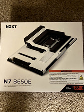 NEW OPEN BOX NZXT N7 B650E ATX Motherboard, AMD Socket AM5, DDR5, 4 RAM Slots picture