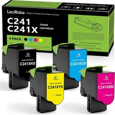C241/C241X  Toner Cartridge for Lexmark C2425, C2535, MC2425, MC2535 & MC2640 picture