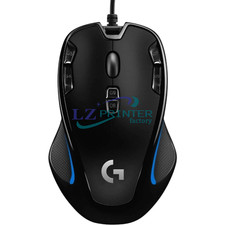 For Logitech G300s Optical Ambidextrous Gaming Mouse 9 Programmable Buttons used picture