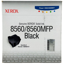 New Genuine Xerox 8560 8560 Black Solid 108R00727 Ink Cartridges Box picture