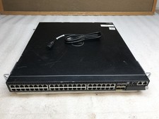 Dell Force10 S60-44T Network Switch 48-Port 10GbE SFP with Power Cables picture