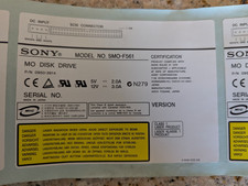 SONY SMO-F561 9.1GB Manufacturer Label only picture