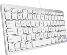 Macally Small Wired Keyboard for Mac and Windows picture