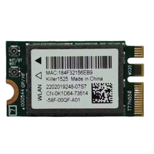 Atheros QCNFA34AC Bigfoot Networks Killer 1525 AC NGFF Wifi Card Bluetooth K1D64 picture