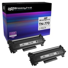 SPEEDYINKS 2PK Replacement Brother TN770 TN760 Super HY Black Toner Cartridges picture