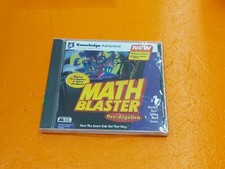 ⭐️⭐️⭐️⭐️⭐️ NEW Davidson Math Blaster PRE-Algebra & Word Problems CD ROM picture