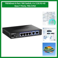 High-Performance 6-Port 10G Switch: TEG-S762 - Lifetime Protection Included picture