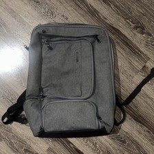 eBAGS  Professional Slim Laptop Backpack Gray Travel Business Carry On 18x13x7 picture