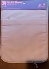 Up & Up Tablet Sleeve Case Fits Up To 11 In Zipper Closure Lavender Padded (F1) picture