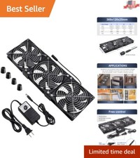 Versatile 3 x 120mm Computer Fans for Efficient Cooling with AC Speed Control picture