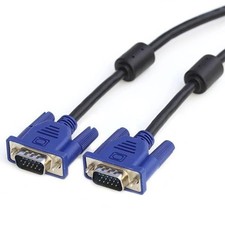 5ft VGA Cable - Male to Male 1080p FHD AV/Computer Monitor Cable 1.5m, Black picture