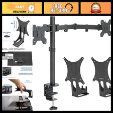 VESA Quick Attach Dual Monitor Mount Adapters for 13-27
