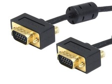 Ultra Slim SVGA Super VGA M/M Monitor Cable - 35 Feet With Ferrites | 30/32AWG picture