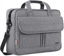 Taygeer Laptop Bag for Men, 15.6 Inch Professional Office Inch, Grey picture