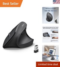 Vertical Mouse, Wireless Bluetooth Ergonomic Mouse, Dual-Mode BT 5.4 & USB 2.... picture