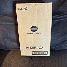 New  GENUINE OEM Konica Minolta MT 302A Toner 8936-402 Black picture