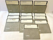 Vintage Lotus Manuscript Release 2.1 Software 5.25