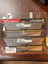 TeamGroup T-Force Vulcan Z 64GB (4x16GB) DDR4-3200 PC4-25600 Desktop RAM Gray picture
