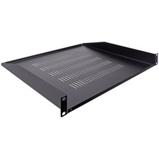 NavePoint 1U Vented Cantilever Rack Shelf 14