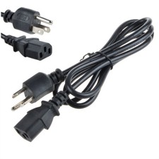 5ft 3-Prong Power Cord Cable Lead For IBM Dell LCD TV Monitor Computer Printer picture