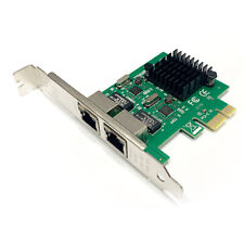 PCI-E x1 to 2 Ports Gigabit Network Card 1000M LAN Ethernet NIC RTL8111F Chip picture