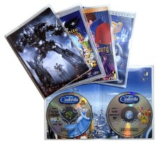 CheckOutStore Clear 2 Disc CPP Full Cover Sleeve & DVD Booklet Lot picture