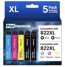 5 Pack, Black Cyan Magenta Yellow picture