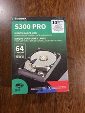 Toshiba S300 Pro Hard drive Surveillance 10 TB NVR & DVR 7200 RPM picture