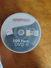 DVD-R Blank Discs, Comp USA, 2 x 100 = 200pc total picture