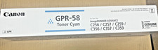Genuine OEM Canon GPR-58 Cyan Toner Cartridge NEW SEALED  picture