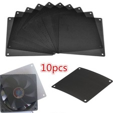 10Pcs 120Mm Pc Fan Dust Protection Mesh Durable Reusable Black PVC Filter picture