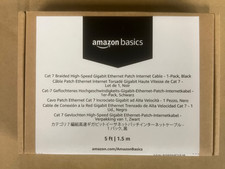 Amazon Basics Cat-7 Braided High Speed Gigabit Ethernet Patch Internet Cable 5ft picture