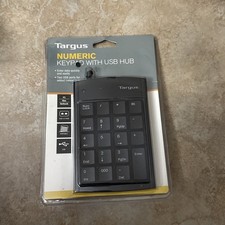 TARGUS NUMERIC KEYPAD 2 PORT USB HUB PAUK10U- New Sealed picture