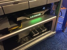 ULTRA RARE ROG MARS GTX 760 4GB Metal DUAL-GPU Video Card Mac Pro 4K Boot Screen picture