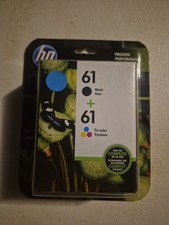 Genuine HP 61 Black & Color Ink Cartridges Combo Set CR259FN picture