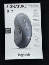 NEW LOGITECH SIGNATURE M650 L WIRELESS MOUSE 910-006231 GRAPHITE FOR LARGE HANDS picture
