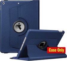 Shockproof Case for 10.2 Inch iPad 9th/8th/7th Gen, 360° Swivel Stand, Navy picture