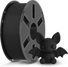 Black PLA 3D Printer Filament 1.75mm 1.1kg Reusable Spool for Durable Prints picture