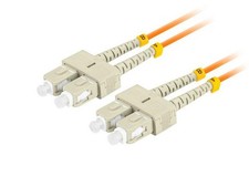 Patchcord światłowodowy Lanberg MM SC/UPC-SC/UPC DUPLEX 3.0mm OM2 50/125 LSZH 2m picture