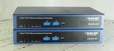 Lot of 2 Black Box LR0301A-Kit  Managed T1/E1 Fast Ethernet Extender Kit picture