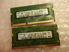 4GB Samsung DDR3 SDRAM SO-DIMM 2X (2GB)  PC3-10600S RAM 204-Pin M471B5773CHS-CH9 picture