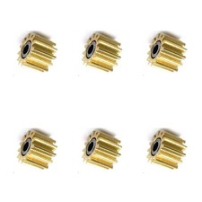 6pcs Cutter Copper Gear CQ890-67091 Fits For HP DesignJet T135 T630 T125 T530 picture
