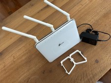 TP-Link AC1900 White Wireless Dual Band Gigabit Router (Model: Archer C9) Used picture