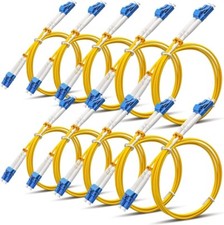 2M Corning OS2 LC-LC Fiber Jumper Patch Duplex Cord Single Mode 9/125 SM Cable picture