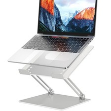 Ergonomic Adjustable Laptop Stand, Foldable Portable Riser for 10-14