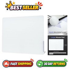 XVX Glass Gaming Mousepad Hard Surface Large 16.2x12.2in Non-slip picture