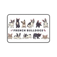 French Bulldog Desk Mat, Large Extended Mousepad, Gaming Desk Pad, Office Decor picture